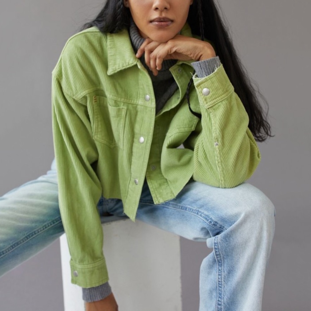 NWT Urban Outfitters Brooklyn Corduroy Cropped Jacket